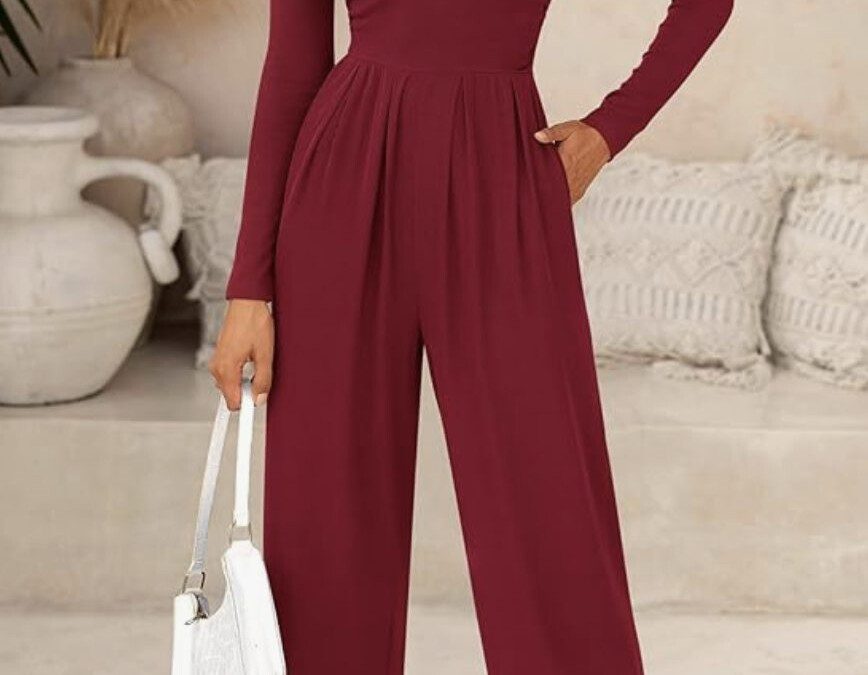 Dressy or Casual One- Piece Jumpsuit – $21.49 shipped!